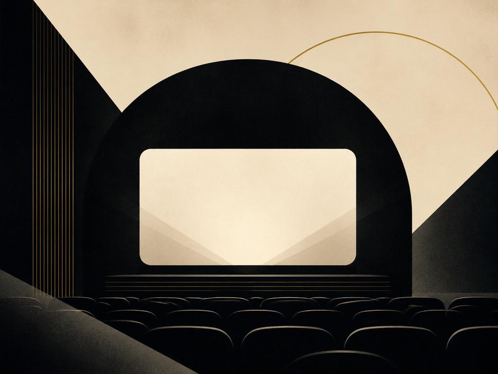 Photograph: festival auditorium during opening night.